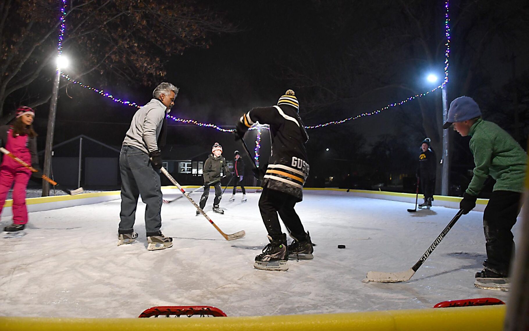 Dotson Park ice rink 2